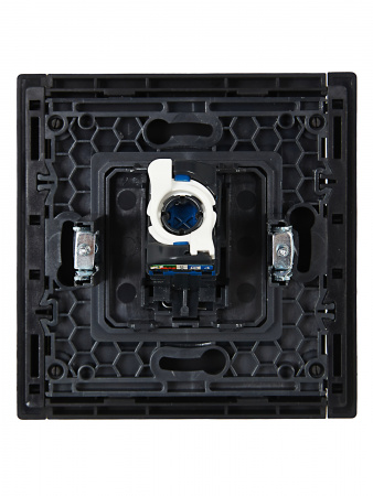 FORTE&PIANO Розетка компьютерная RJ45 кат.6 FP131 черный IEK FP-K10-2-K02