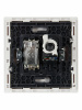 FORTE&PIANO Розетка двойная TV+RJ45 кат.5E FP236 белый IEK FP-AK20-1-K01