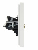 FORTE&PIANO Розетка двойная TV+RJ45 кат.5E FP236 белый IEK FP-AK20-1-K01