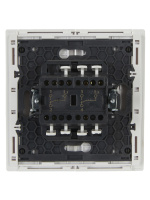FORTE&PIANO Выключатель 2-клавишный проходной 10А FP207 белый IEK FP-V22-0-10-1-K01