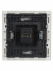 FORTE&PIANO Розетка HDMI FP240 белый IEK FP-H10-K01