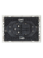 FORTE&PIANO Розетка 2-местная без заземления с защитными шторками безвинтовое крепление 10А FP225 белый IEK FP-R23-10-1-K01