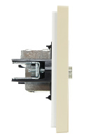 FORTE&PIANO Розетка TV проходная FP429 ваниль IEK FP-A10-P-K10