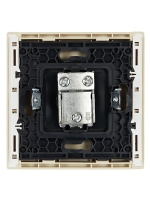 FORTE&PIANO Розетка TV проходная FP429 ваниль IEK FP-A10-P-K10