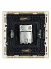 FORTE&PIANO Розетка TV проходная FP429 ваниль IEK FP-A10-P-K10