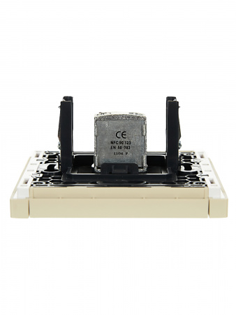 FORTE&PIANO Розетка TV проходная FP429 ваниль IEK FP-A10-P-K10