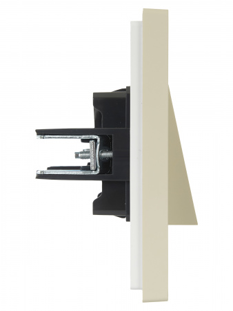 FORTE&PIANO Вывод кабеля FP442 ваниль IEK FP-VK10-0-K10