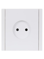 FORTE&PIANO Розетка 1-местная без заземления с защитными шторками винтовое крепление 10А FP217 белый IEK FP-R13-10-K01