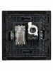 FORTE&PIANO Розетка двойная TV+RJ45 кат.5E FP136 черный IEK FP-AK20-1-K02