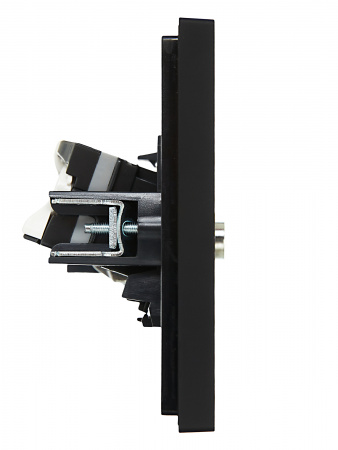 FORTE&PIANO Розетка двойная TV+RJ45 кат.5E FP136 черный IEK FP-AK20-1-K02