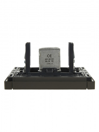 FORTE&PIANO Розетка TV проходная FP329 серый IEK FP-A10-P-K03