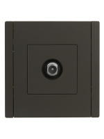 FORTE&PIANO Розетка TV проходная FP329 серый IEK FP-A10-P-K03