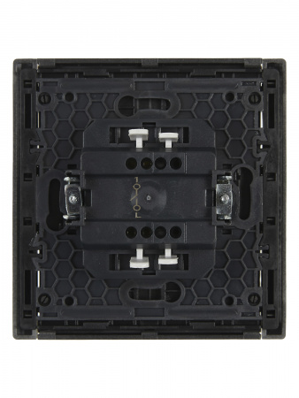 FORTE&PIANO Выключатель 1-клавишный 10А FP501 сталь IEK FP-V10-0-10-1-K46