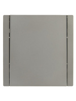 FORTE&PIANO Выключатель 1-клавишный 10А FP501 сталь IEK FP-V10-0-10-1-K46