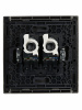 FORTE&PIANO Розетка компьютерная двойная RJ45 кат.5E FP533 сталь IEK FP-K20-1-K46