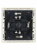 FORTE&PIANO Выключатель 1-клавишный 10А FP401 ваниль IEK FP-V10-0-10-1-K10
