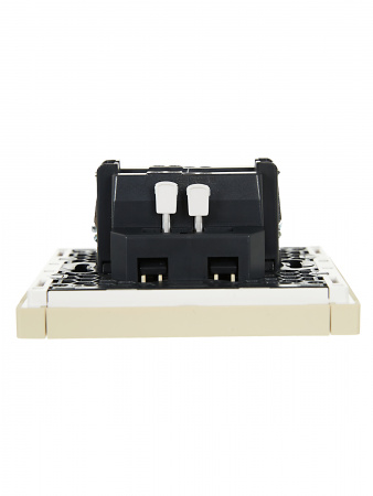 FORTE&PIANO Выключатель 1-клавишный 10А FP401 ваниль IEK FP-V10-0-10-1-K10