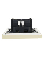 FORTE&PIANO Выключатель 1-клавишный 10А FP401 ваниль IEK FP-V10-0-10-1-K10