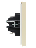 FORTE&PIANO Выключатель 1-клавишный 10А FP401 ваниль IEK FP-V10-0-10-1-K10