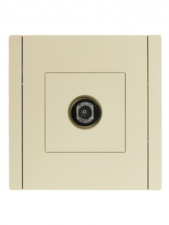 FORTE&PIANO Розетка TV оконечная FP428 ваниль IEK FP-A10-O-K10