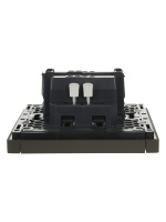 FORTE&PIANO Выключатель 1-клавишный проходной 10А FP303 серый IEK FP-V12-0-10-1-K03