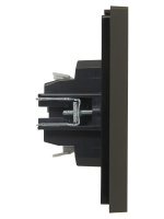 FORTE&PIANO Выключатель 1-клавишный проходной 10А FP303 серый IEK FP-V12-0-10-1-K03