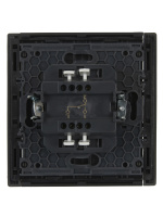 FORTE&PIANO Выключатель 1-клавишный проходной 10А FP303 серый IEK FP-V12-0-10-1-K03