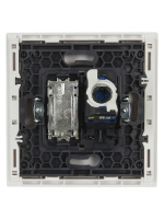 FORTE&PIANO Розетка двойная TV+RJ45 кат.6 FP237 белый IEK FP-AK20-2-K01