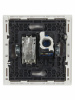 FORTE&PIANO Розетка двойная TV+RJ45 кат.6 FP237 белый IEK FP-AK20-2-K01