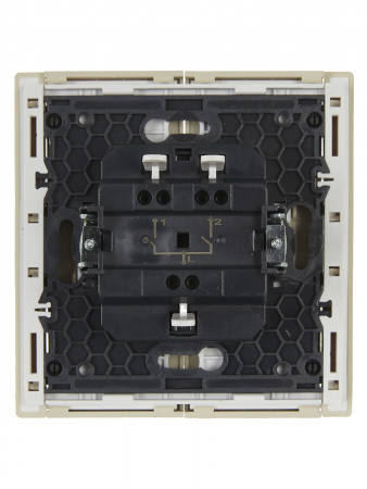 FORTE&PIANO Выключатель 2-клавишный 10А FP405 ваниль IEK FP-V20-0-10-1-K10