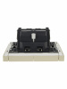 FORTE&PIANO Выключатель 2-клавишный 10А FP405 ваниль IEK FP-V20-0-10-1-K10