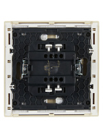 FORTE&PIANO Выключатель 1-клавишный проходной с индикацией 10А FP404 ваниль IEK FP-V12-1-10-1-K10