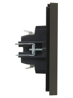 FORTE&PIANO Выключатель 1-клавишный перекрестный 10А FP312 серый IEK FP-V13-0-10-1-K03