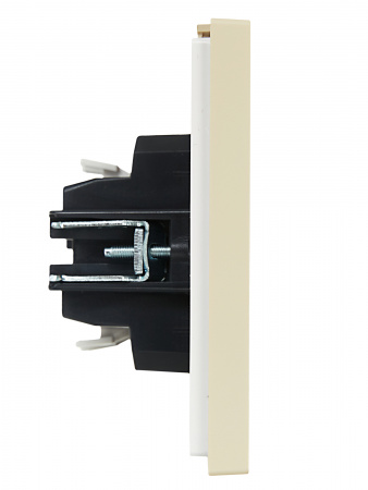 FORTE&PIANO Выключатель 1-клавишный проходной 10А FP403 ваниль IEK FP-V12-0-10-1-K10