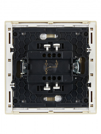 FORTE&PIANO Выключатель 1-клавишный проходной 10А FP403 ваниль IEK FP-V12-0-10-1-K10