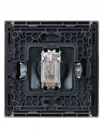 FORTE&PIANO Розетка TV оконечная FP528 сталь IEK FP-A10-O-K46