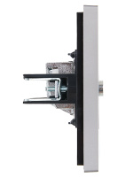 FORTE&PIANO Розетка TV оконечная FP528 сталь IEK FP-A10-O-K46