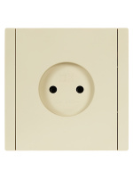 FORTE&PIANO Розетка 1-местная без заземления без защитных шторок винтовое крепление 10А FP418 ваниль IEK FP-R10-10-K10