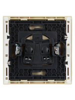 FORTE&PIANO Розетка 1-местная без заземления без защитных шторок винтовое крепление 10А FP418 ваниль IEK FP-R10-10-K10
