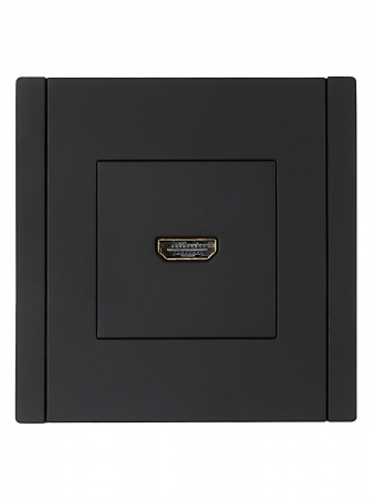FORTE&PIANO Розетка HDMI FP140 черный IEK FP-H10-K02
