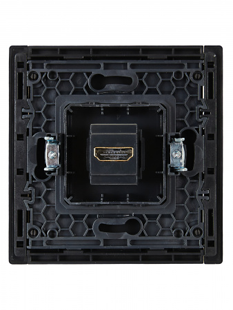 FORTE&PIANO Розетка HDMI FP140 черный IEK FP-H10-K02