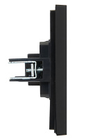 FORTE&PIANO Розетка HDMI FP140 черный IEK FP-H10-K02