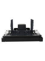 FORTE&PIANO Розетка HDMI FP140 черный IEK FP-H10-K02