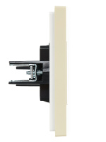 FORTE&PIANO Заглушка с суппортом FP441 ваниль IEK FP-PL10-K10