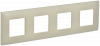 SKANDY Рамка 4-местная SK-F01B бежевый IEK SK-M42-K10