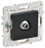 SKANDY Розетка TV проходная SK-A17Bl черный IEK SK-A10-P-K02