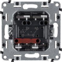 Valena LIFE Выключатель двухклавишный 10А 250В с лицевой панелью Безвинтовые зажимы Белый Legrand 752405