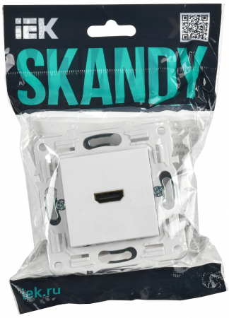 SKANDY Розетка HDMI SK-H01W арктический белый IEK SK-H10-K01