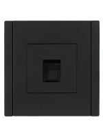 FORTE&PIANO Розетка компьютерная RJ45 кат.5E FP132 черный IEK FP-K10-1-K02