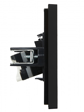 FORTE&PIANO Розетка компьютерная RJ45 кат.5E FP132 черный IEK FP-K10-1-K02